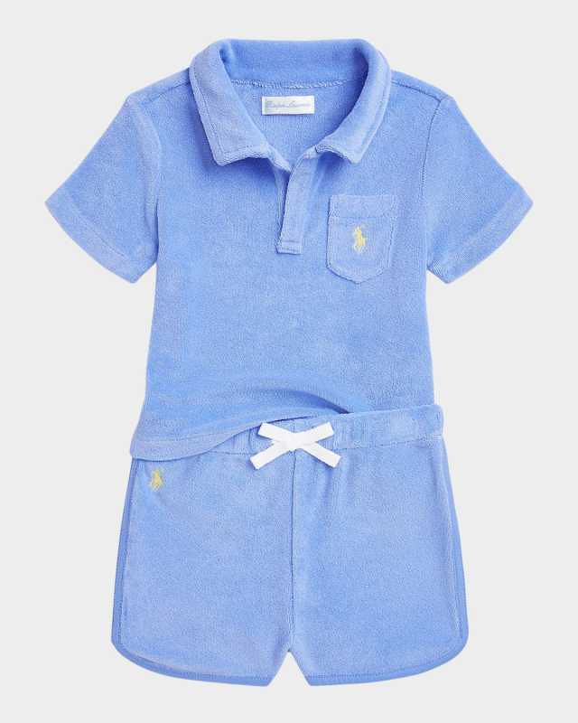 Boy's Two-Piece French Terry Set, Size 3M-24